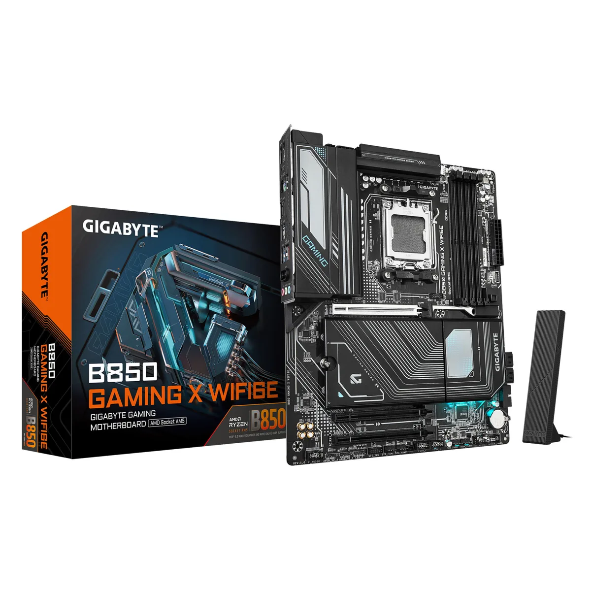 Материнська плата GIGABYTE B850 GAMING X WIFI6E sAM5 B850 4xDDR5 M.2 HDMI DP Wi-Fi BT ATX