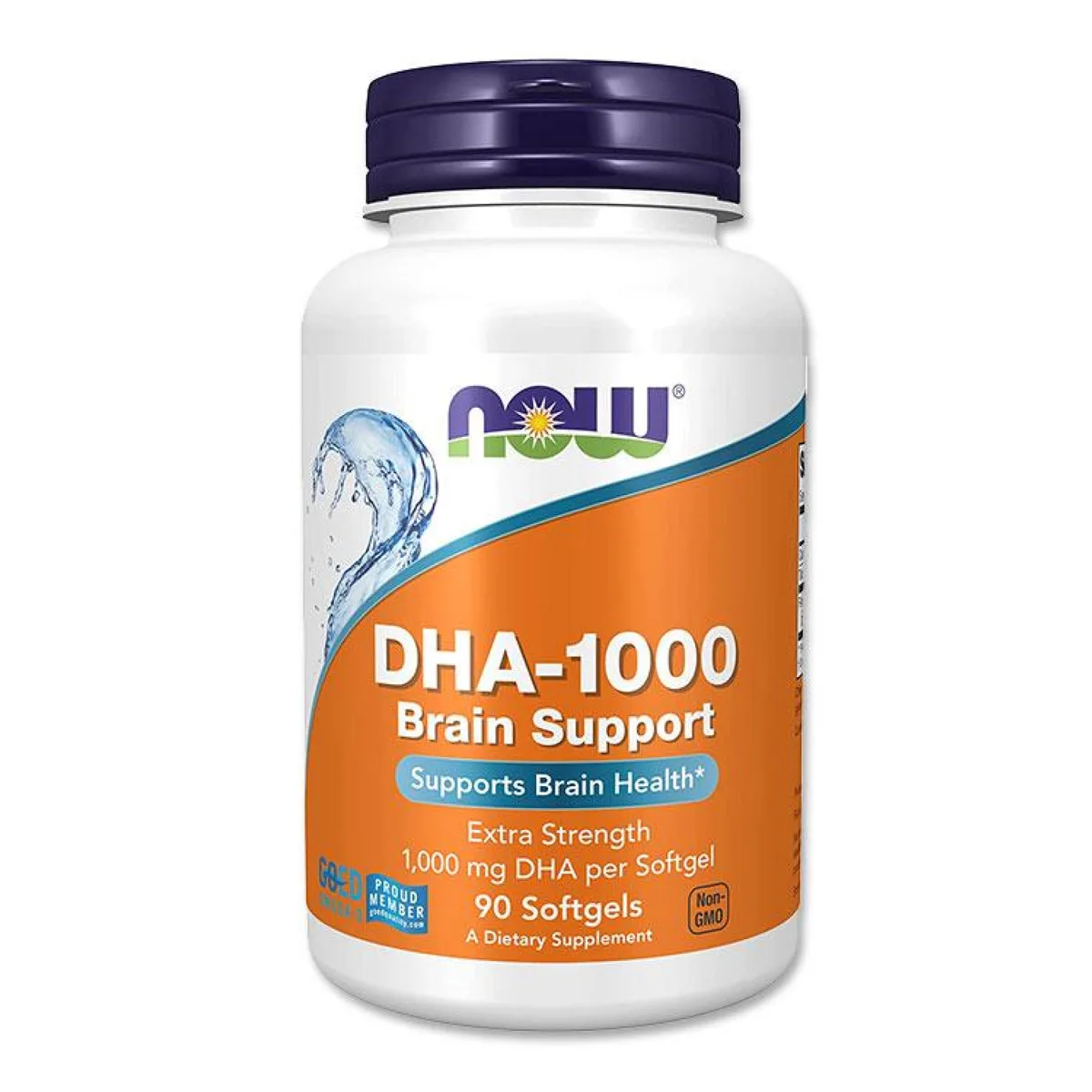 DHA-1000 Підтримка мозку Now Foods 90 капсул 1000 мг