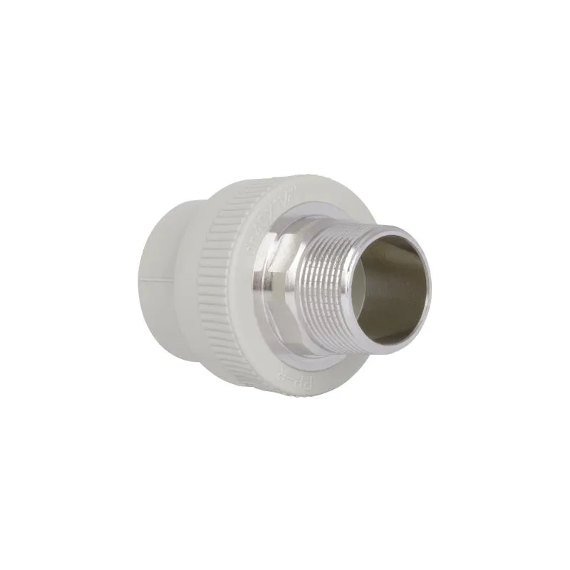 Муфта PPR Blue Ocean 40х1 1/4" наружная с латунной резьбой для соединения труб полипропиленовых
