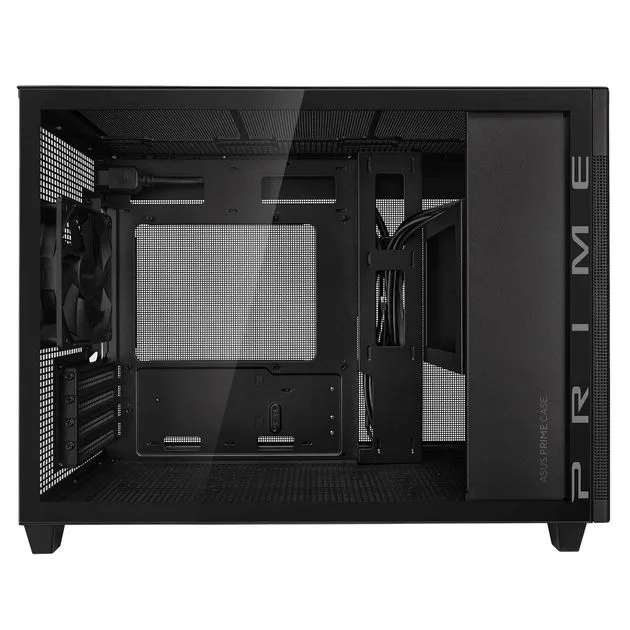Корпус ASUS Prime AP201 Tempered Glas, без БЖ, 2xUSB3.2, 1xUSB Type-C, Tempered Glass side, mATX, чорний 90DC00G0-B39010