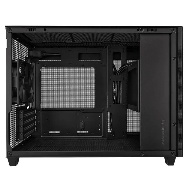 Корпус ASUS Prime AP201 Tempered Glas, без БЖ, 2xUSB3.2, 1xUSB Type-C, Tempered Glass side, mATX, чорний 90DC00G0-B39010
