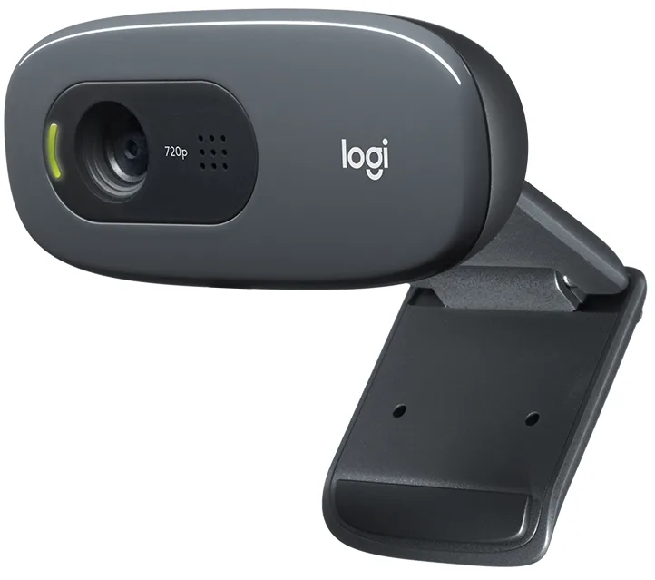 Веб-камера Logitech USB 1280x720 Чорна