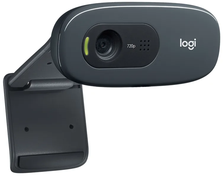 Веб-камера Logitech USB 1280x720 Чорна