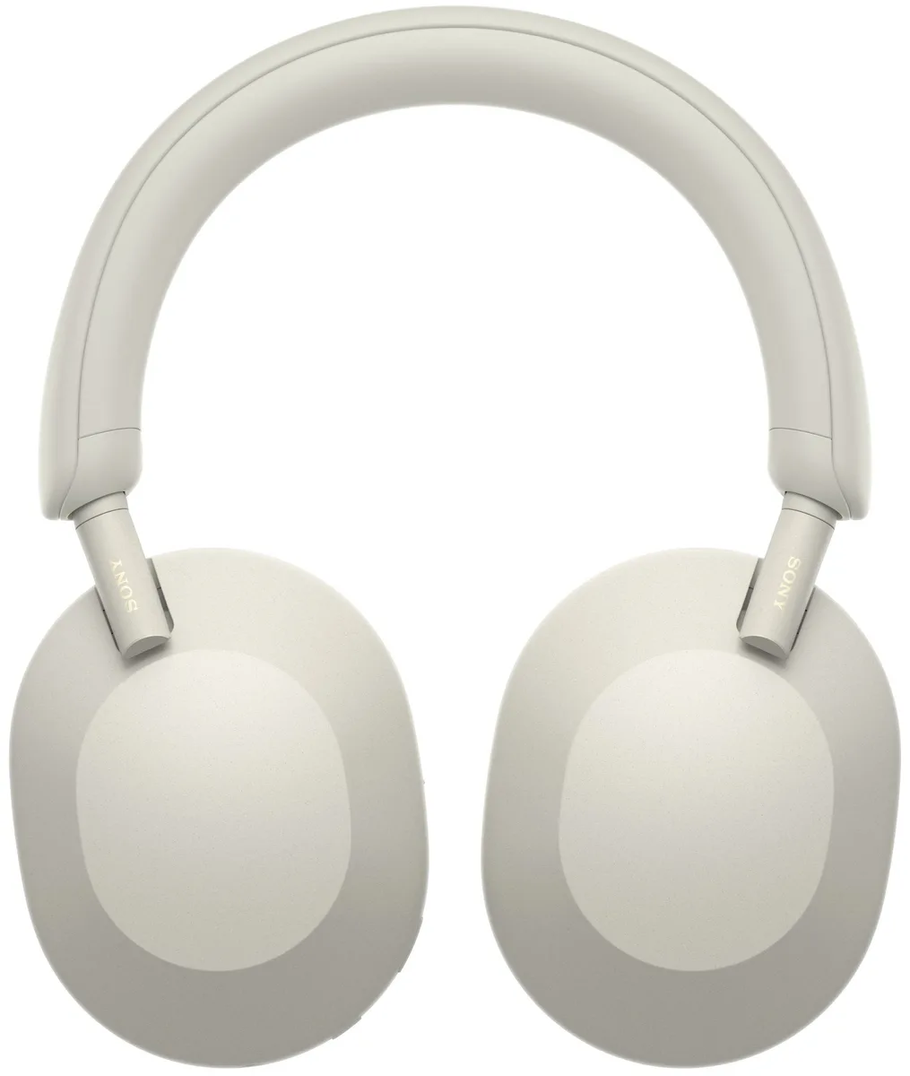 Навушники Over-ear Sony WH-1000XM5 BT 5.2, ANC, Hi-Res, AAC, LDAC, Wireless, Mic, Сріблястий