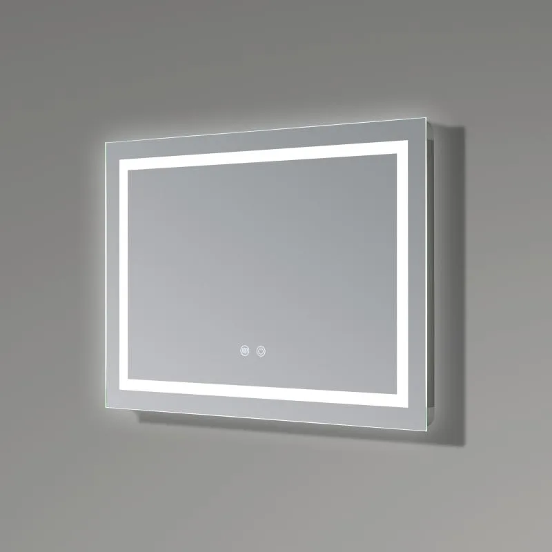 Дзеркало Qtap Mideya 700х500 мм LED підсвічування антизапотівання алюміній