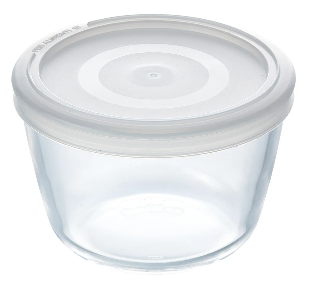 Форма Pyrex боросилікатне скло кругла 12х8 см з кришкою