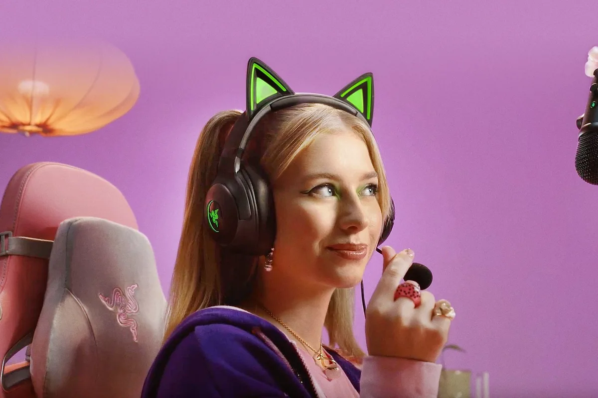 Гарнитура Razer Kraken Kitty V2, RGB, USB-A, черный