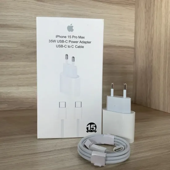 Сітковий зарядний пристрій Apple USB-C 20W та кабель Type-C білий
