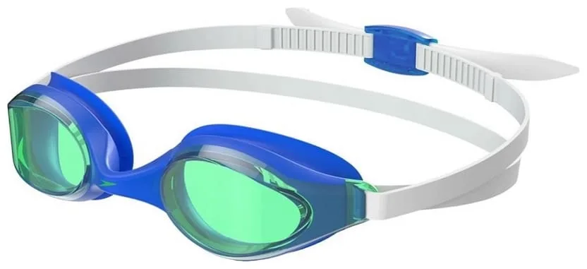Очки для плавания SPEEDO силикон ONE SIZE белый синий Дети
