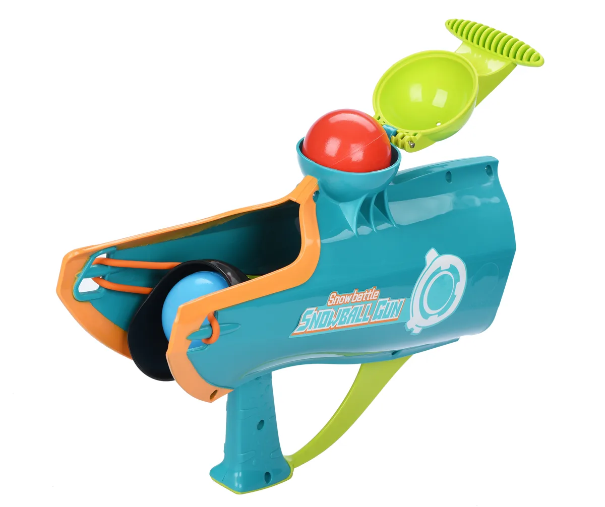Игрушечное оружие Same Toy 3в1 Бластер мячик/снег/вода, 33 см, бирюзовый