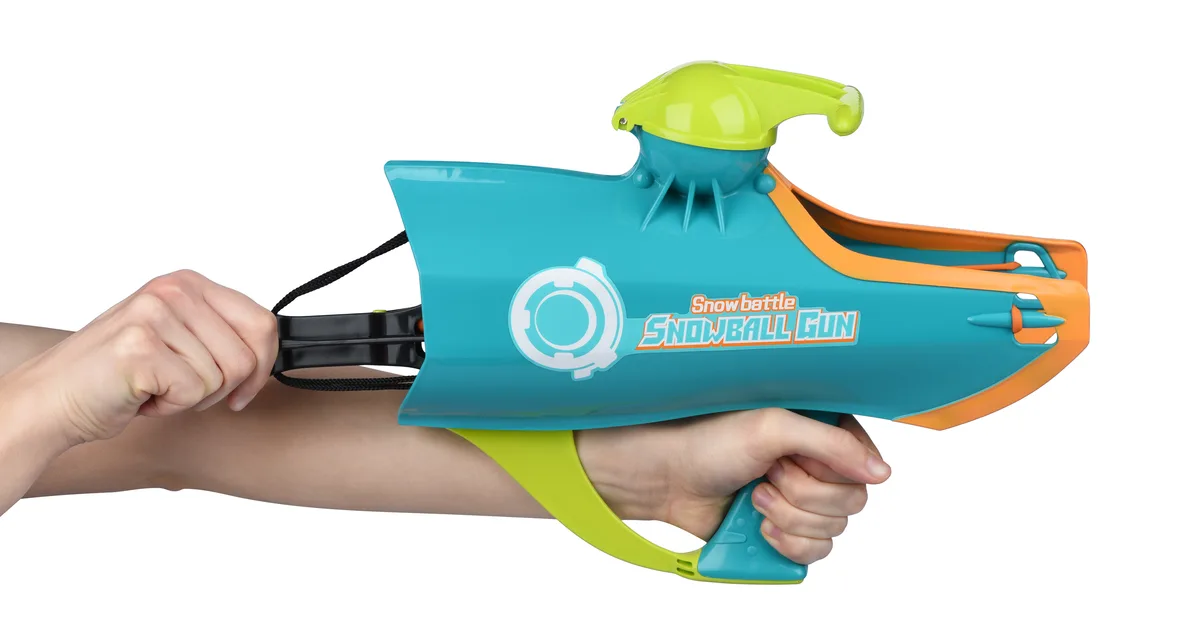 Игрушечное оружие Same Toy 3в1 Бластер мячик/снег/вода, 33 см, бирюзовый