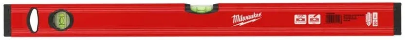 Рівень Milwaukee Slim Box, 60 см, 2 капсули, магнітний, алюмінієвий корпус.