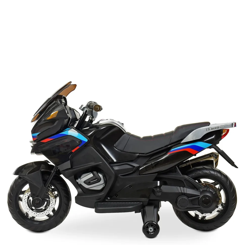 Детский электромобиль Bambi Racer кожа 121х51х76 см коричневый до 30 кг