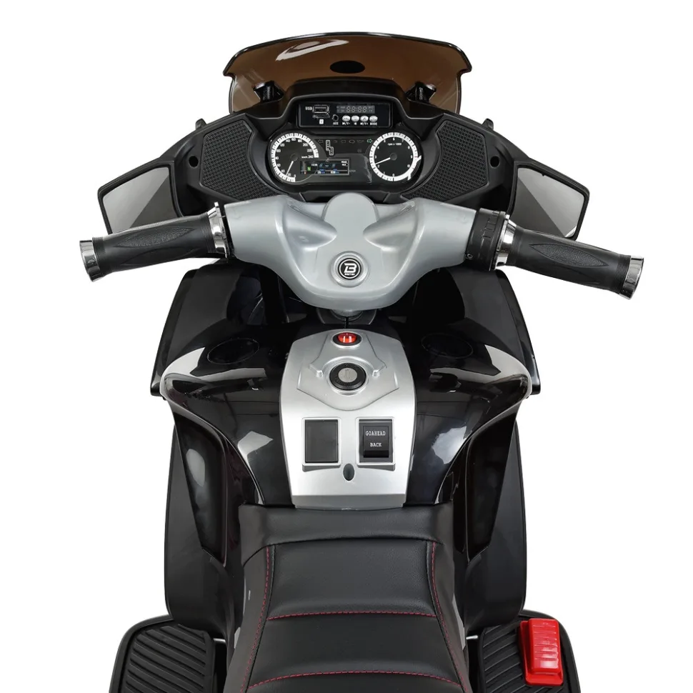 Детский электромобиль Bambi Racer кожа 121х51х76 см коричневый до 30 кг