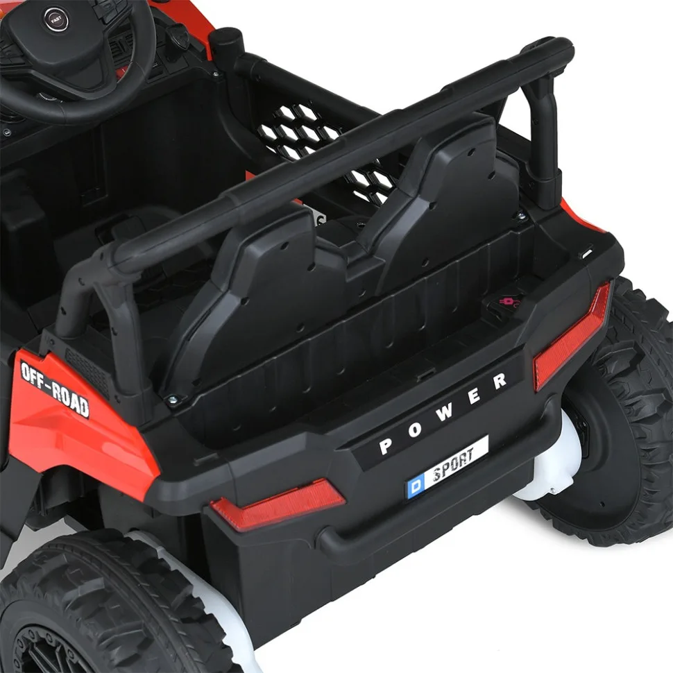 Дитячий електромобіль Bambi Racer екокожа 103 см чорний