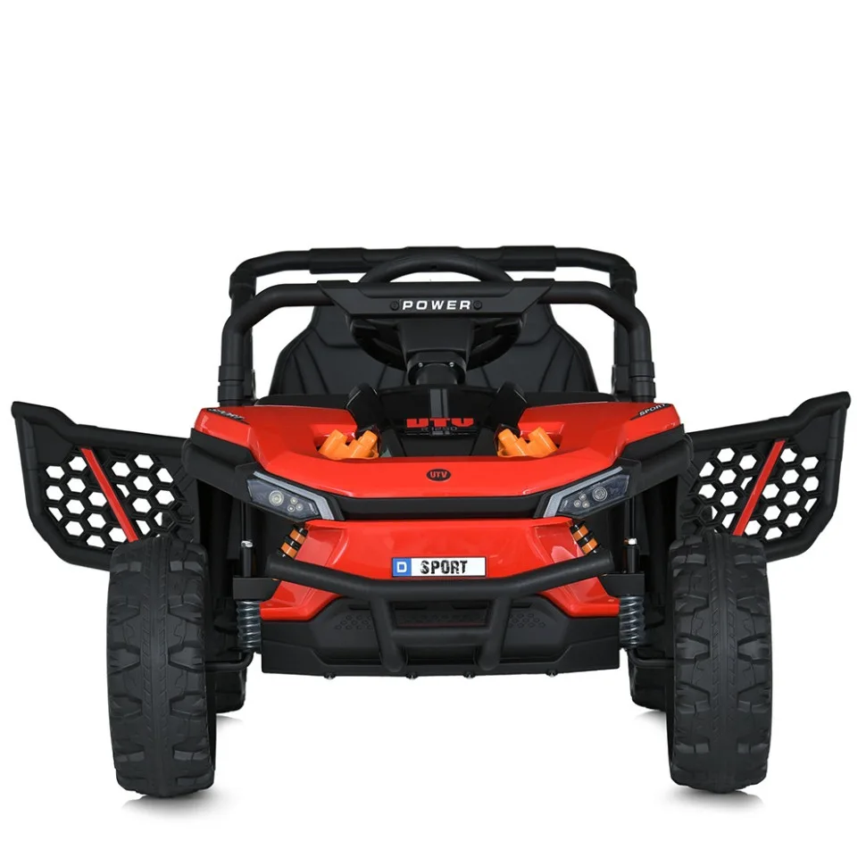 Дитячий електромобіль Bambi Racer екокожа 103 см чорний