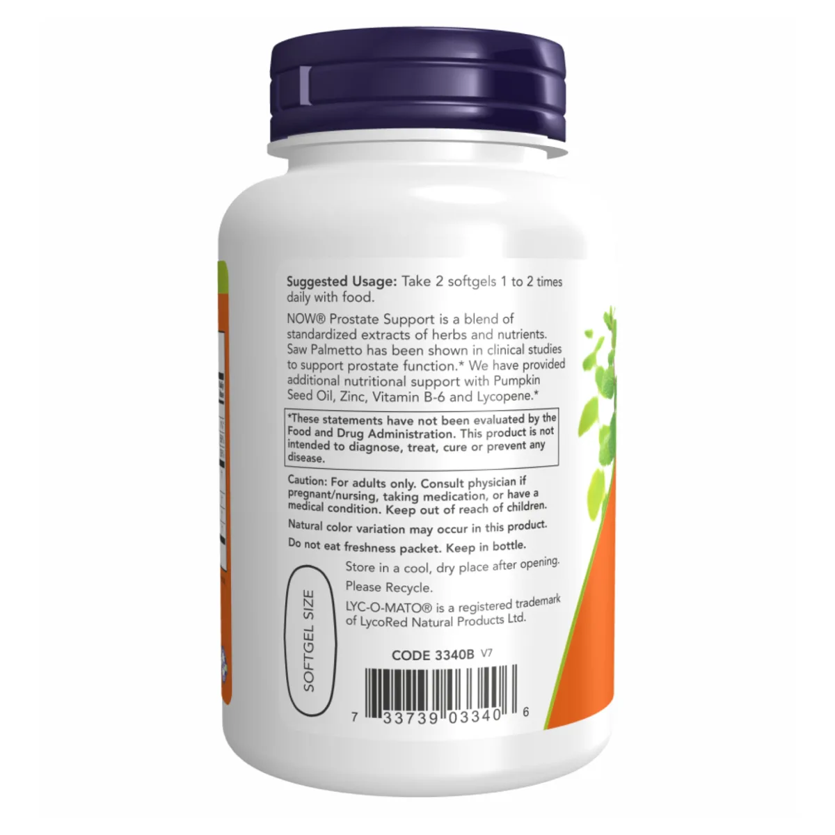 Prostate Support NOW Foods желатин 90 капсул