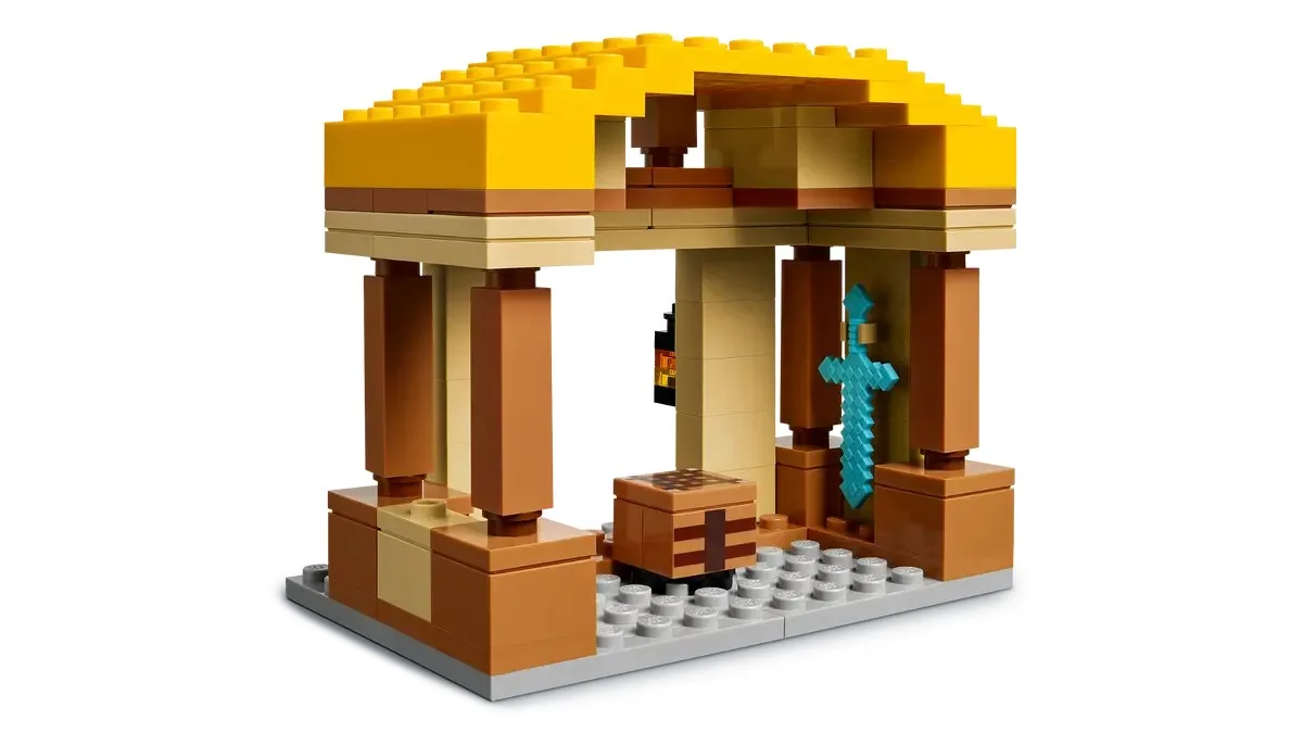 Конструктор LEGO Minecraft Напад на село з повітряною кулею Ґаст