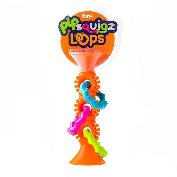 Прорізувач брязкальце Fat Brain Toys силіконовий 15х5 см помаранчевий