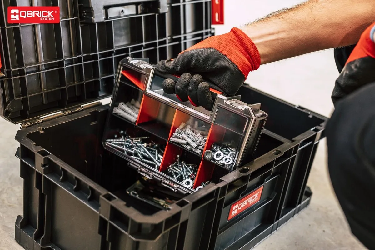 Набір ящиків для інструментів Qbrick пластик 59х82х39 см чорний
