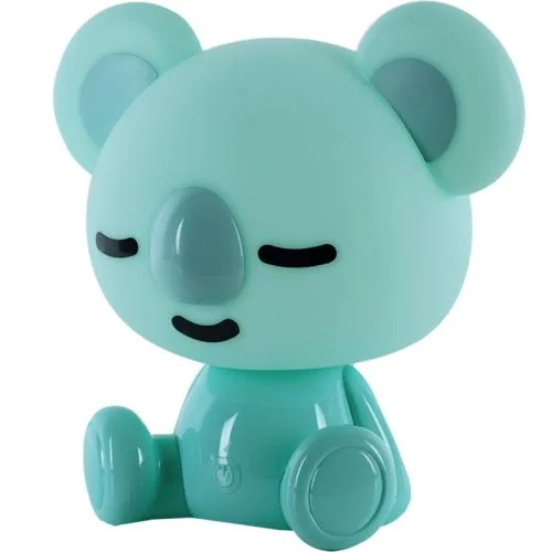 Світильник-нічник LED Koala з акумулятором зелений для дитячої спальні нічний світильник RGB