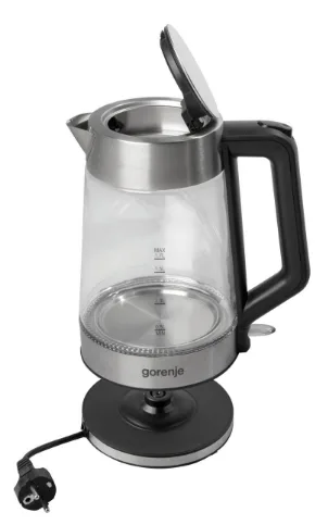 Електрочайник Gorenje Скло 1,7 л Сріблястий