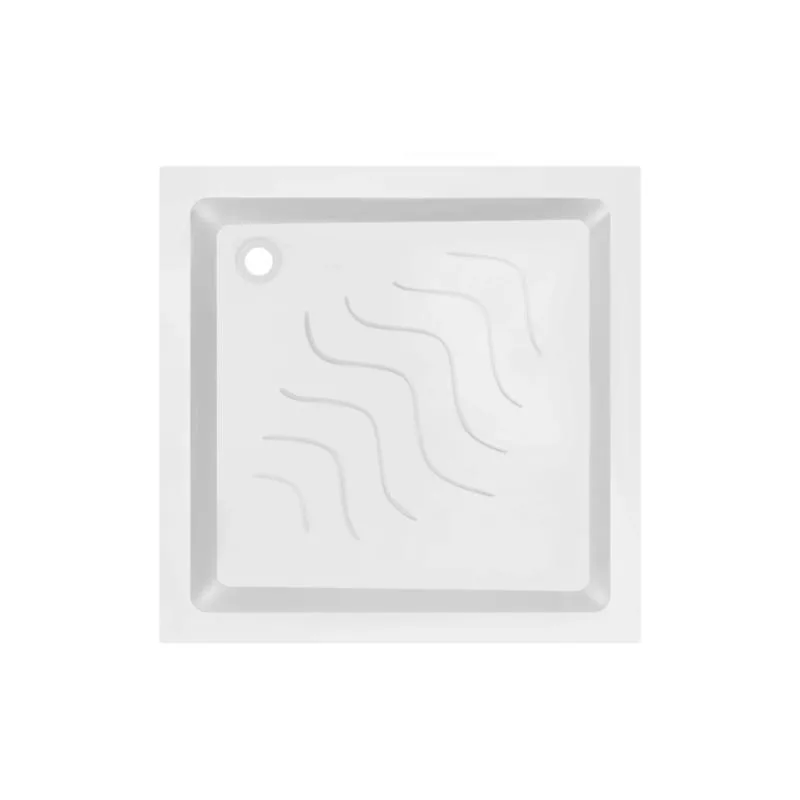 Душова кабіна SC80x80.SAT.LOW.FR матове скло 4 мм 80x80 см сатинова