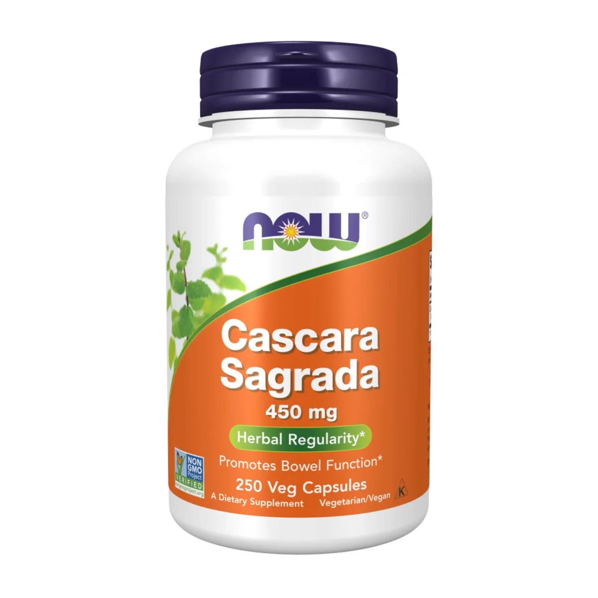 Cascara Sagrada 450 мг вегетаріанські капсули 250 шт.