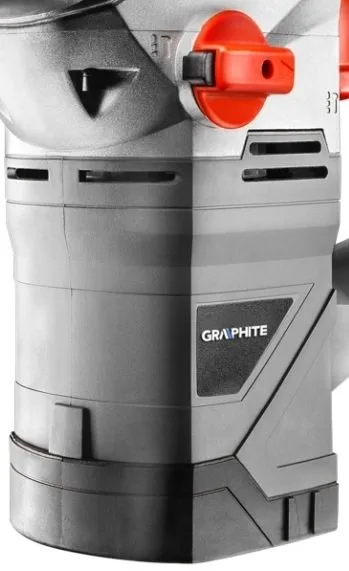 Перфоратор GRAPHITE 1500Вт 4.5Дж для монтажу демонтажу ударний свердлильний інструмент