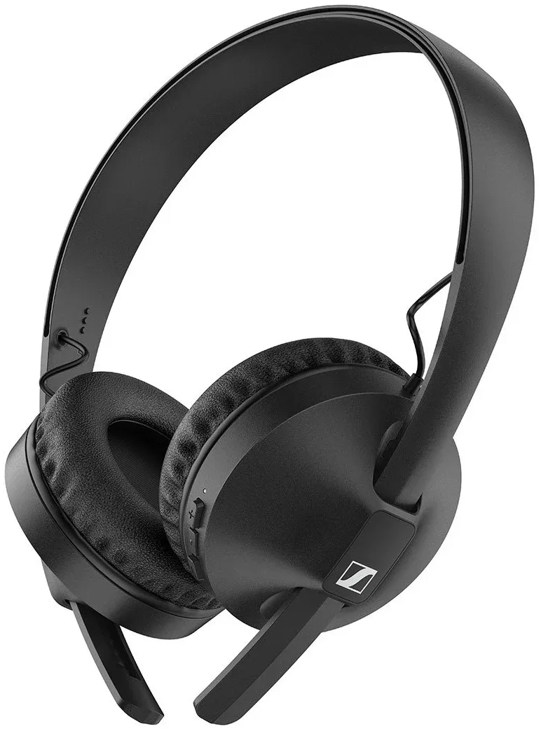 Наушники Sennheiser беспроводные пластиковые черные накладные 125 г