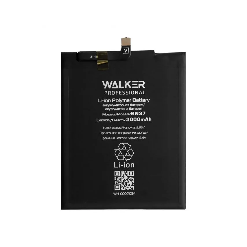 Акумулятор WALKER 3000mAh для Xiaomi Redmi 6 Redmi 6A Redmi 6 Pro Original