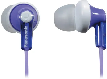 Наушники Panasonic Вакуумні дротові 9 мм Силікон фіолетові