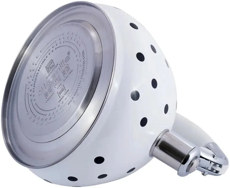 Чайник индукционный Kamille Whistling Kettle 3л молочный с свистком
