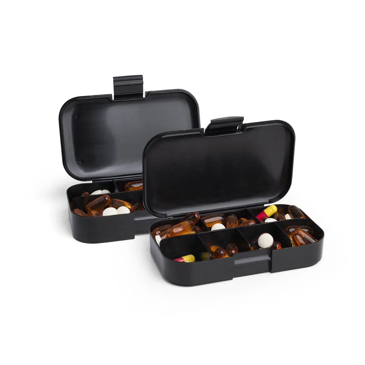 Таблетниця SmartShake PC 5 13x8 см Чорна 2-pack