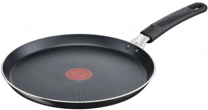 Сковорода для млинців Tefal XL Intense, 25 см, алюмінієва, чорного кольору.