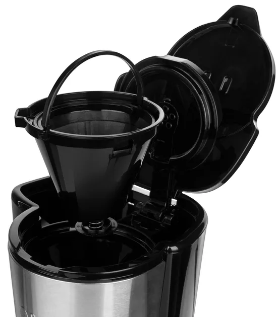 Кавоварка Russell Hobbs Крапельна 0,74 л 650 Вт Чорна Срібляста