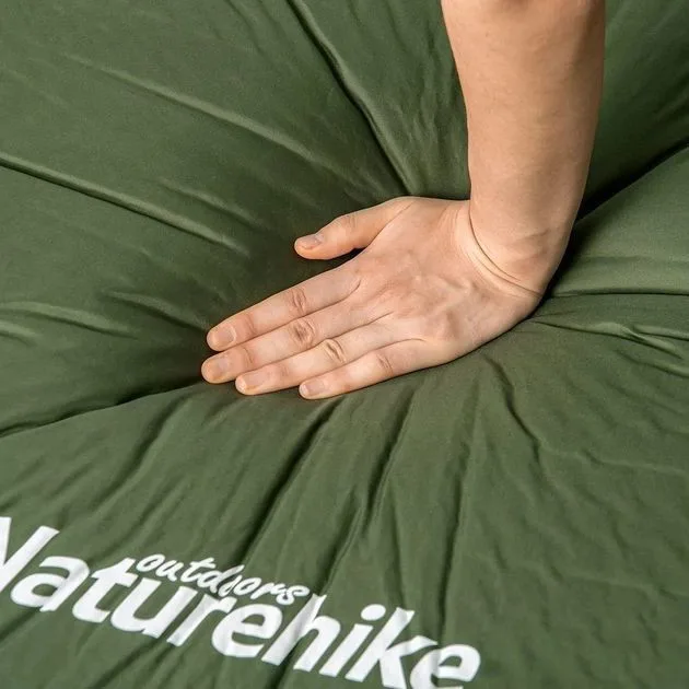 Матрац самонадувний 5 см Naturehike нейлон 200х63 см темно-зелений