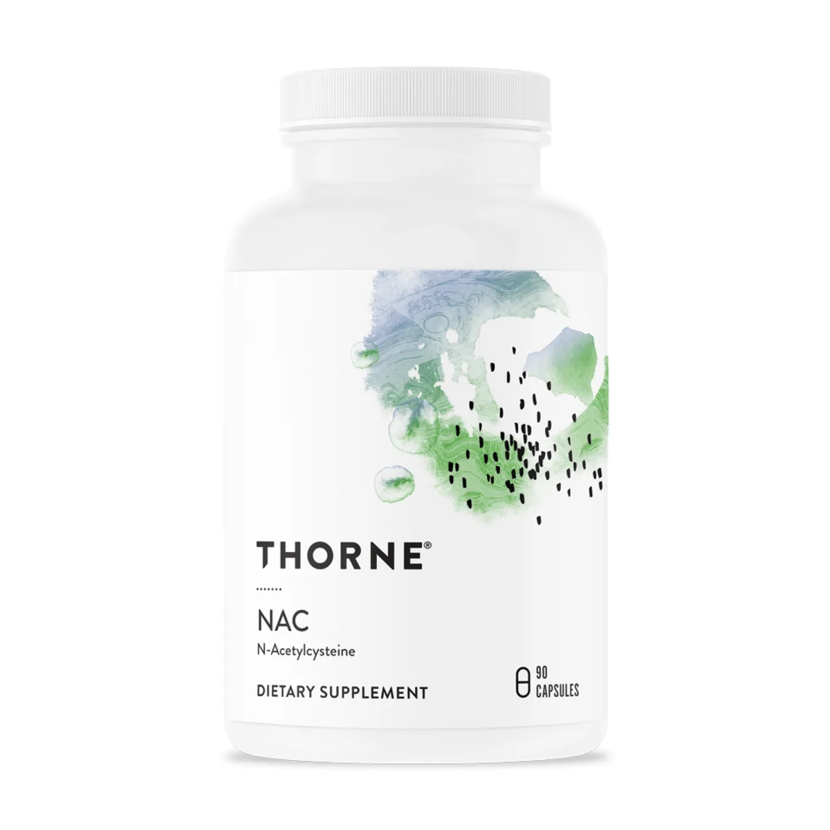N-ацетилцистеїн Thorne капсули 90 шт підтримка печінки дихальної системи антиоксидант