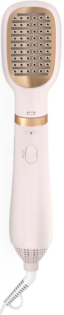 Фен-щітка Philips 3000 Series, 800 Вт, 3 налаштування, керамічне покриття, турмалін, рожевий колір.