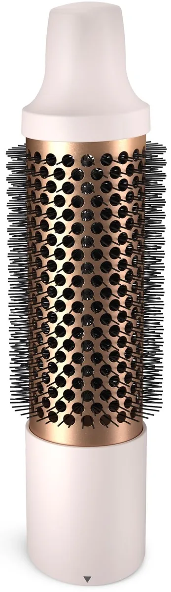 Фен-щітка Philips 3000 Series, 800 Вт, 3 налаштування, керамічне покриття, турмалін, рожевий колір.