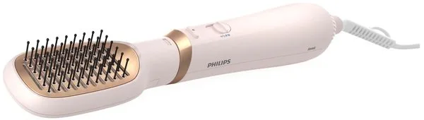 Фен-щітка Philips 3000 Series, 800 Вт, 3 налаштування, керамічне покриття, турмалін, рожевий колір.
