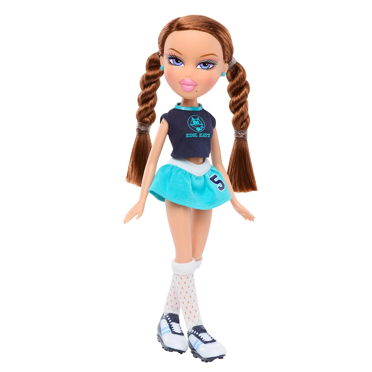 Ігровий набір Bratz Play Sportz лялька 29 см комбіновані матеріали чорна бірюзова