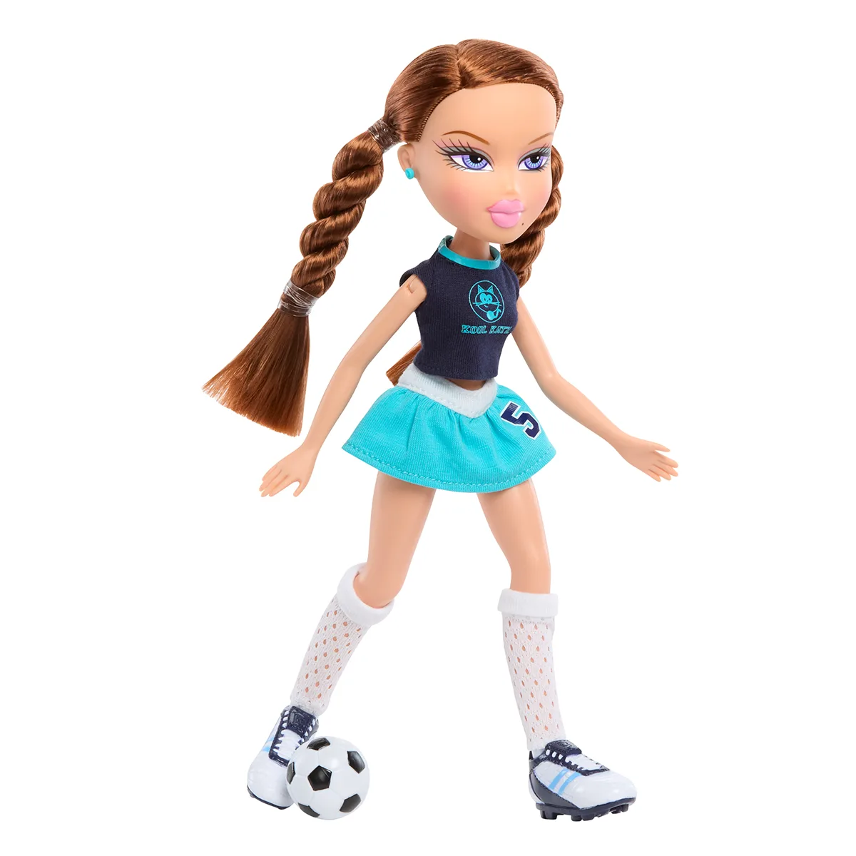 Ігровий набір Bratz Play Sportz лялька 29 см комбіновані матеріали чорна бірюзова