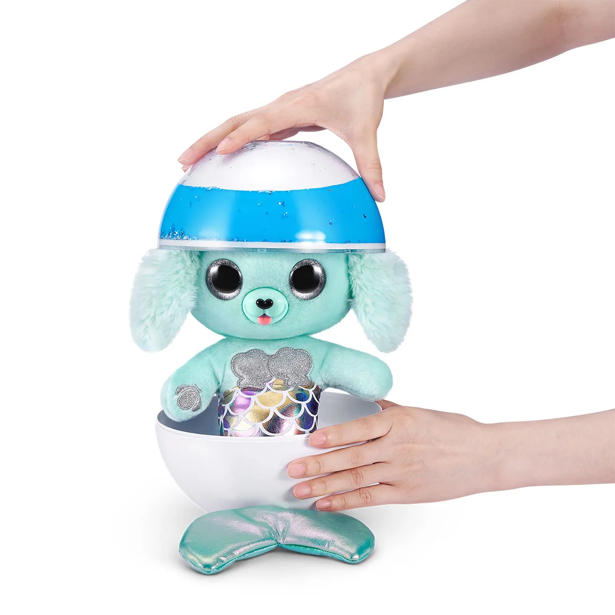 Интерактивный игровой набор Pets & Robo Alive текстильный 23,3х10,1х32,1 см бирюзовый