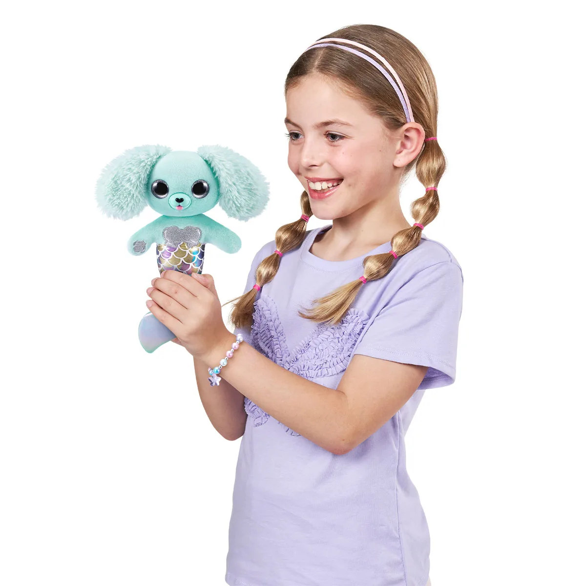 Интерактивный игровой набор Pets & Robo Alive текстильный 23,3х10,1х32,1 см бирюзовый