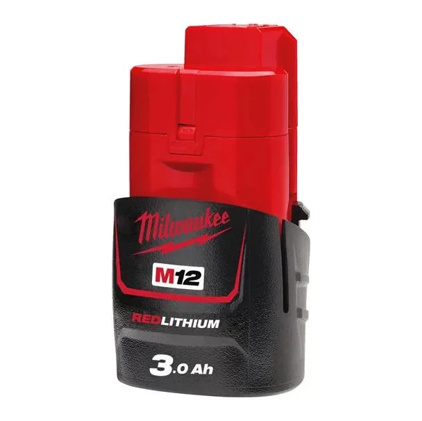 Акумулятор Milwaukee Redlithium 12В 3Аг 0,2кг літій-іонний джерело енергії для інструментів батарея