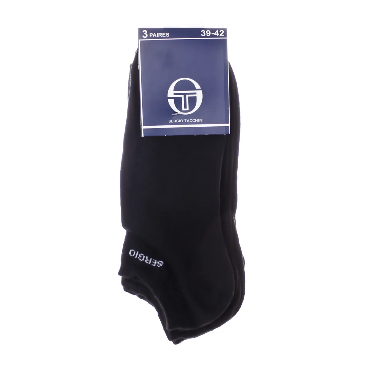 Шкарпетки Sergio Tacchini бавовна 36-41 чорний 3 пари