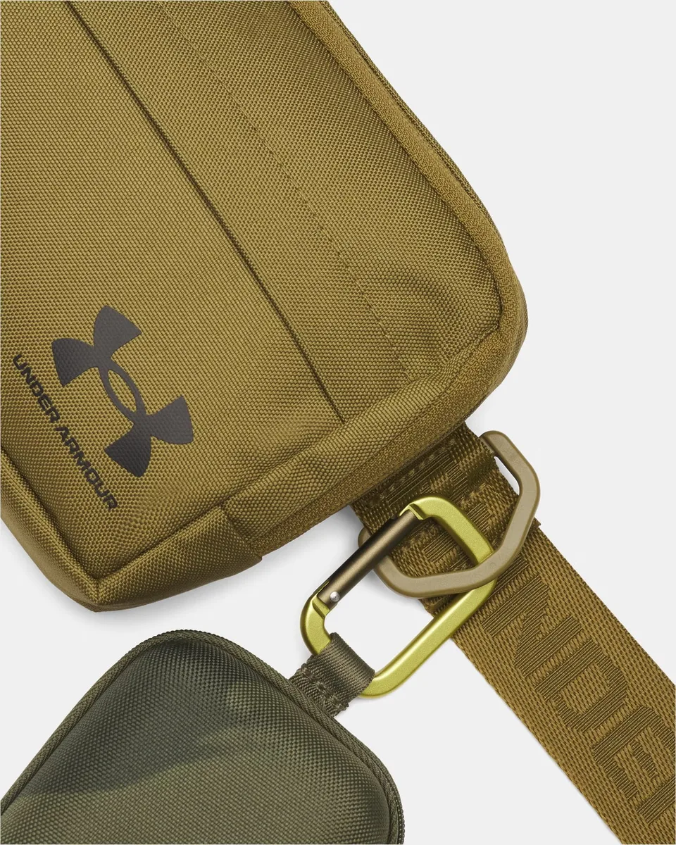 Сумка на пояс Under Armour 100% полиэстер 20х13,5х5 см зеленый