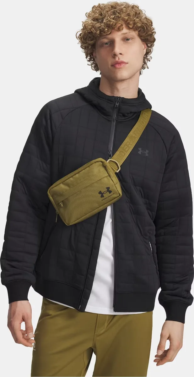 Сумка на пояс Under Armour 100% полиэстер 20х13,5х5 см зеленый