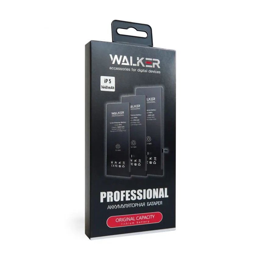 Акумулятор WALKER Professional 1440mAh для Apple iPhone 5 Original